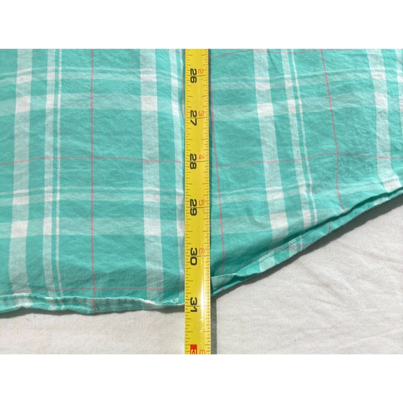 Southern Tide Button Down Shirt Blue Check Men's Size M Classic Fit - Picture 7 of 10